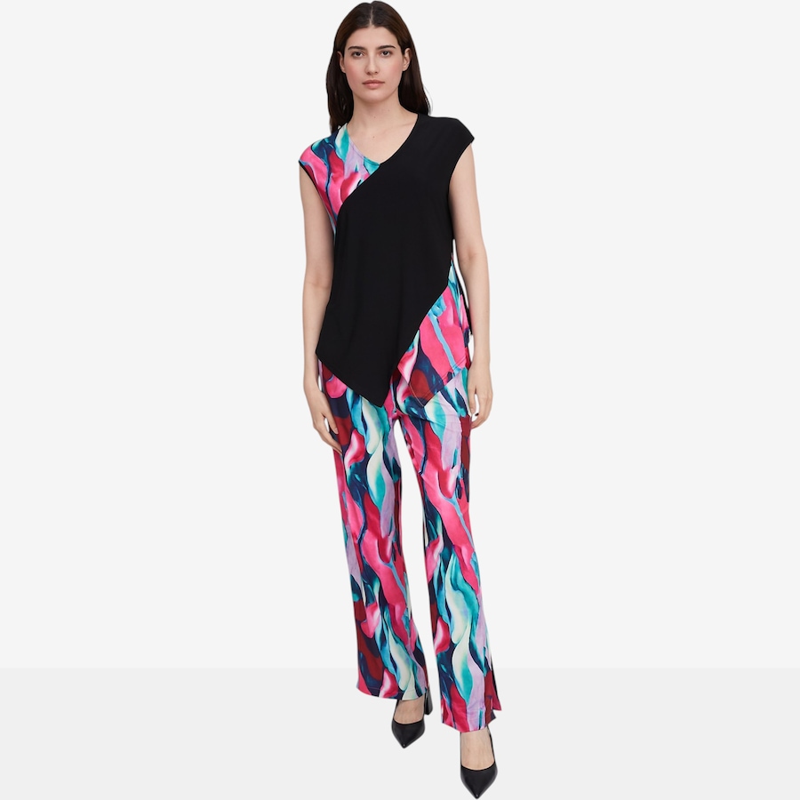 Image 122422_ALTMORE3.jpg, Product 122-422 / Price $49.88, Red Coral Printed Wide Leg Cropped Pant from Red Coral Fashions on TSC.ca's Fashion department