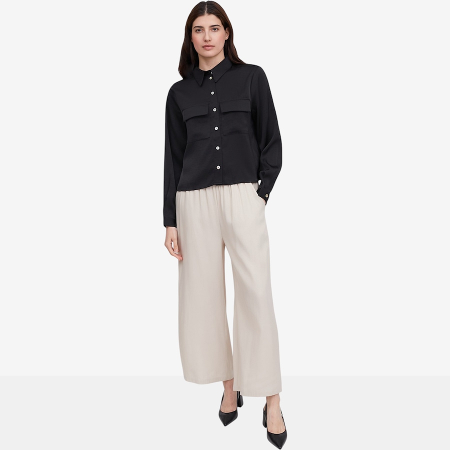 Image 122423_ALTMORE3.jpg, Product 122-423 / Price $44.88, Red Coral Smocked Waist Wide Leg Pant from Red Coral Fashions on TSC.ca's Fashion department