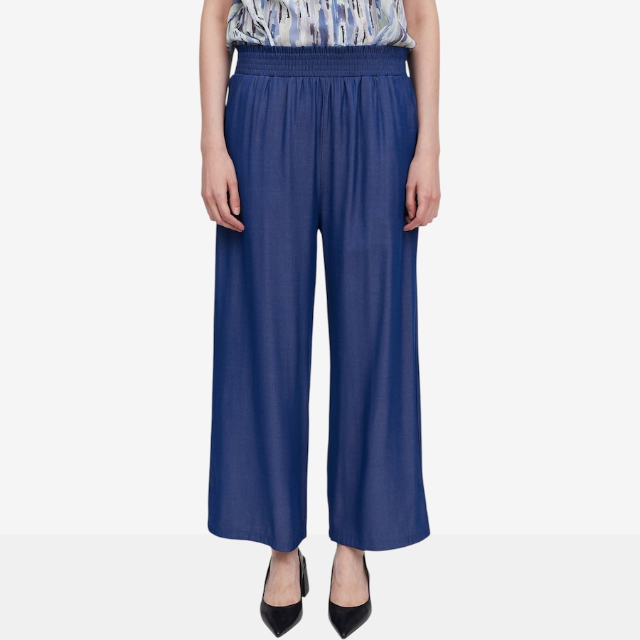Image 122423_ID.jpg, Product 122-423 / Price $44.88, Red Coral Smocked Waist Wide Leg Pant from Red Coral Fashions on TSC.ca's Fashion department