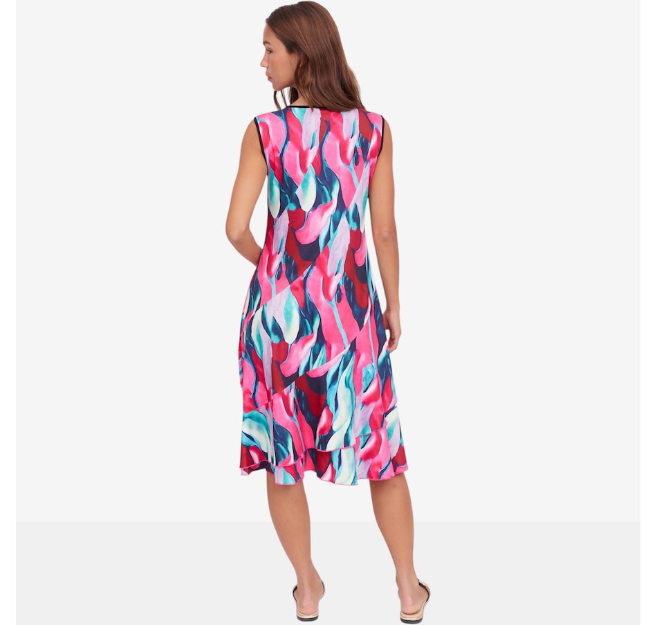 Image 122429_ALTMORE4.jpg, Product 122-429 / Price $89.99, Red Coral Printed Sleeveless Dress from Red Coral Fashions on TSC.ca's Fashion department