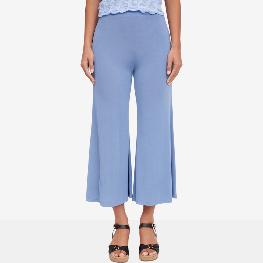 Image 122431_SKY.jpg, Product 122-431 / Price $29.33, Red Coral Jersette Wide-Leg Capri from Red Coral Fashions on TSC.ca's Fashion department