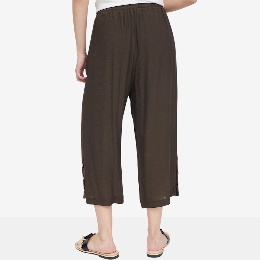 Image 122432_ALTMORE5.jpg, Product 122-432 / Price $27.33, Red Coral Cropped Double Layer Faux Linen Pant from Red Coral Fashions on TSC.ca's Fashion department