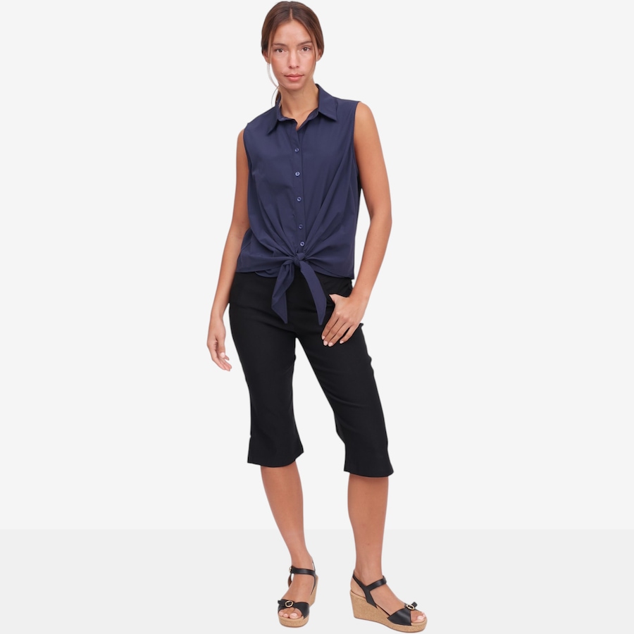 Image 122433_ALTMORE3.jpg, Product 122-433 / Price $27.33, Red Coral Slit Hem Jewel Capri Pants from Red Coral Fashions on TSC.ca's Fashion department