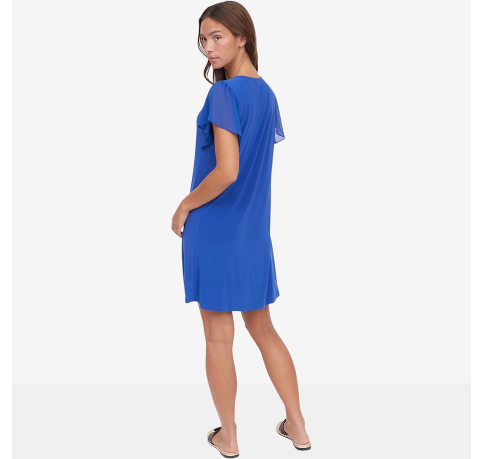 Image 122443_ALTMORE3.jpg, Product 122-443 / Price $49.99, Red Coral Flutter Sleeve Dress from Red Coral Fashions on TSC.ca's Fashion department