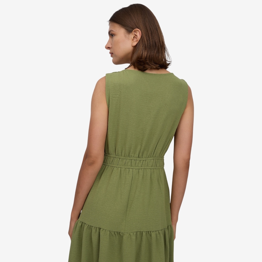 Image 122453_ALTMORE2.jpg, Product 122-453 / Price $49.99, Nina Leonard V-Neck Sleeveless Tiered Textured Wave Dress from Nina Leonard on TSC.ca's Fashion department