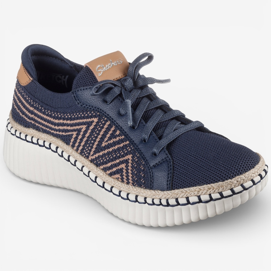 Image 122488_NVY.jpg, Product 122-488 / Price $29.33, Skechers Wilshire Blvd. - Bellevue Two Tone Knit Deco Lace Slip-On from Skechers on TSC.ca's Shoes department
