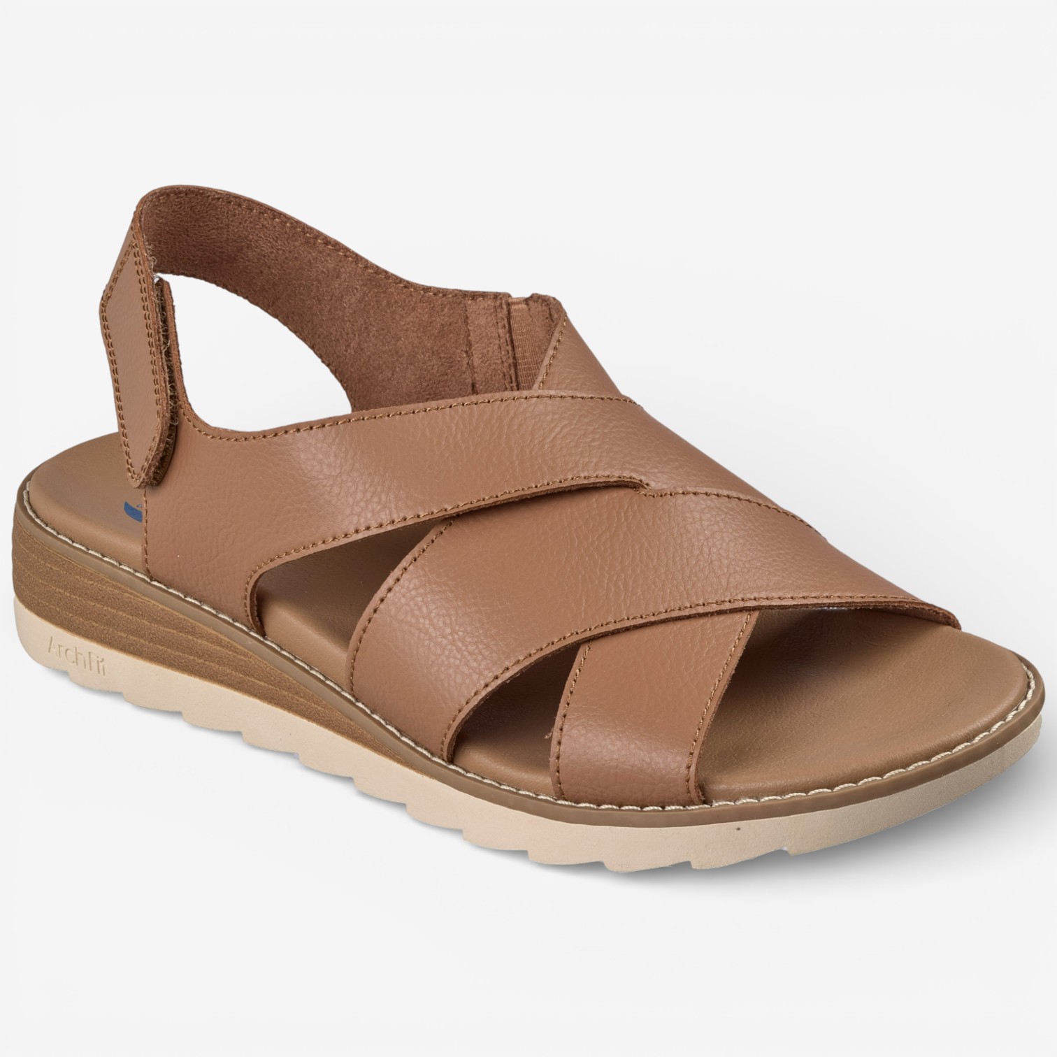 Skechers Bobs Arch Fit Oasis Cozy Crosser Cross Strap Sandal - TSC.ca