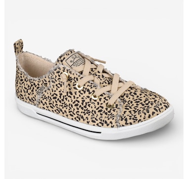 Skechers Bobs B Cute 2.0 - On Brand Animal Print Frayed Canvas Slip-On