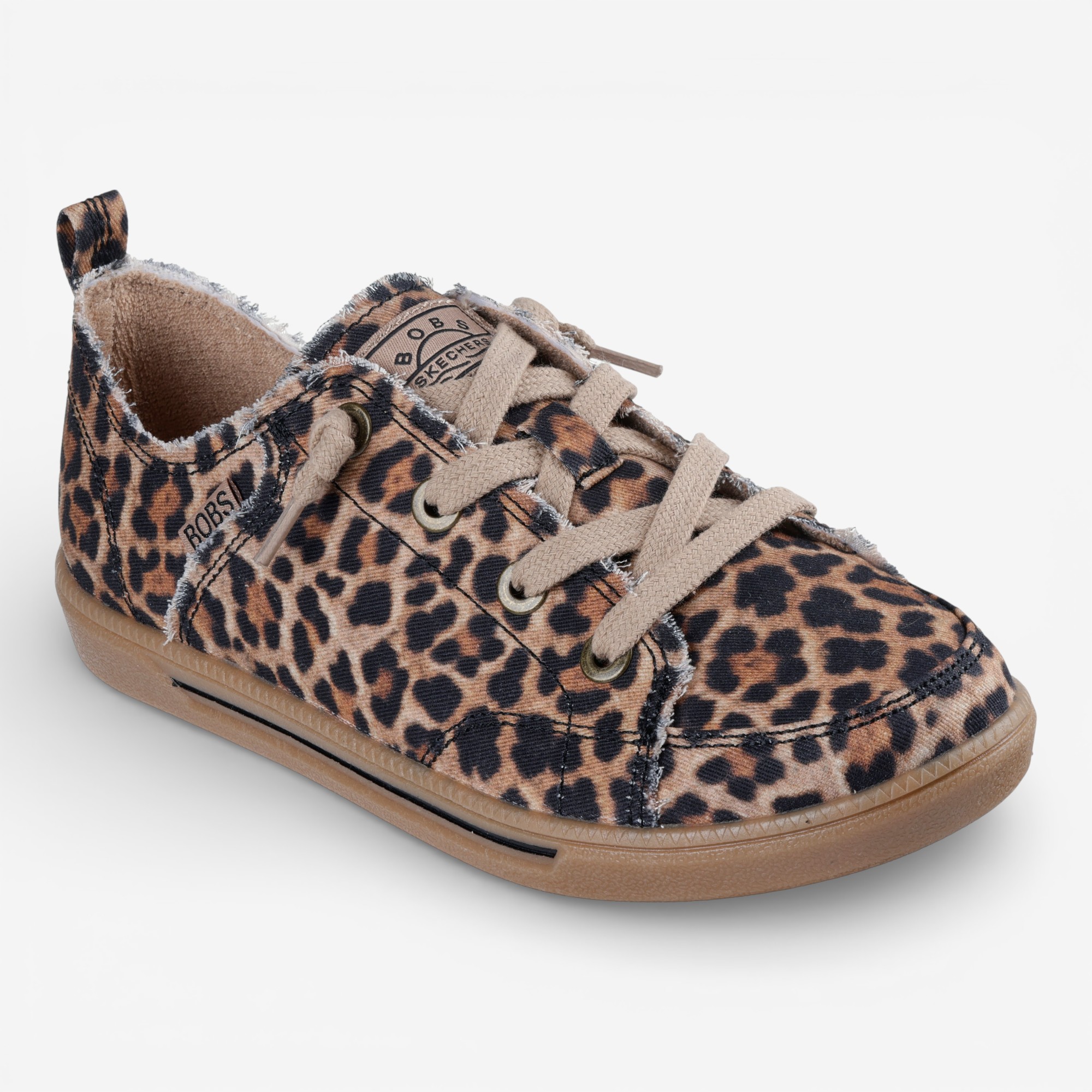 Skechers Bobs B Cute 2.0 - On Brand Animal Print Frayed Canvas