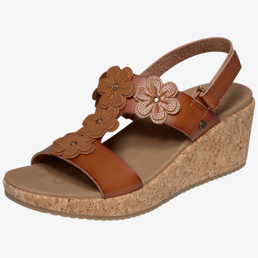 Image 122501_ALTMORE4.jpg, Product 122-501 / Price $59.88, Skechers Arch Fit Beverlee 2.0 Rare Gem Adjustable Flower Wedge Sandal from Skechers on TSC.ca's Shoes department