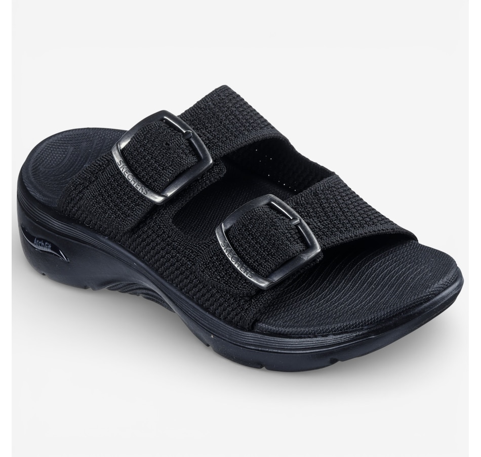 Image 122510_BLK.jpg, Product 122-510 / Price $95.00, Skechers Go Walk Arch Fit 2.0-Chloe Double Buckle Slide Sandal from Skechers on TSC.ca's Shoes department