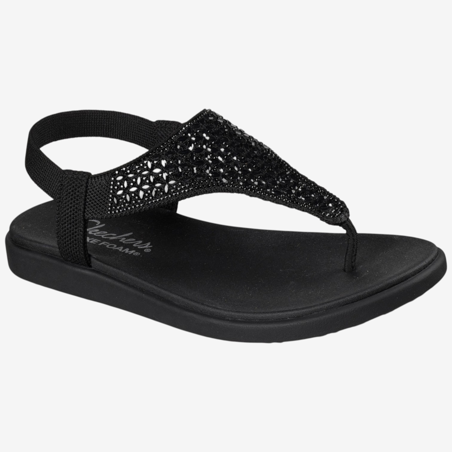 Skechers Bobs Desert Kiss Low Sand Hop Metallic Strap Sandal - TSC.ca