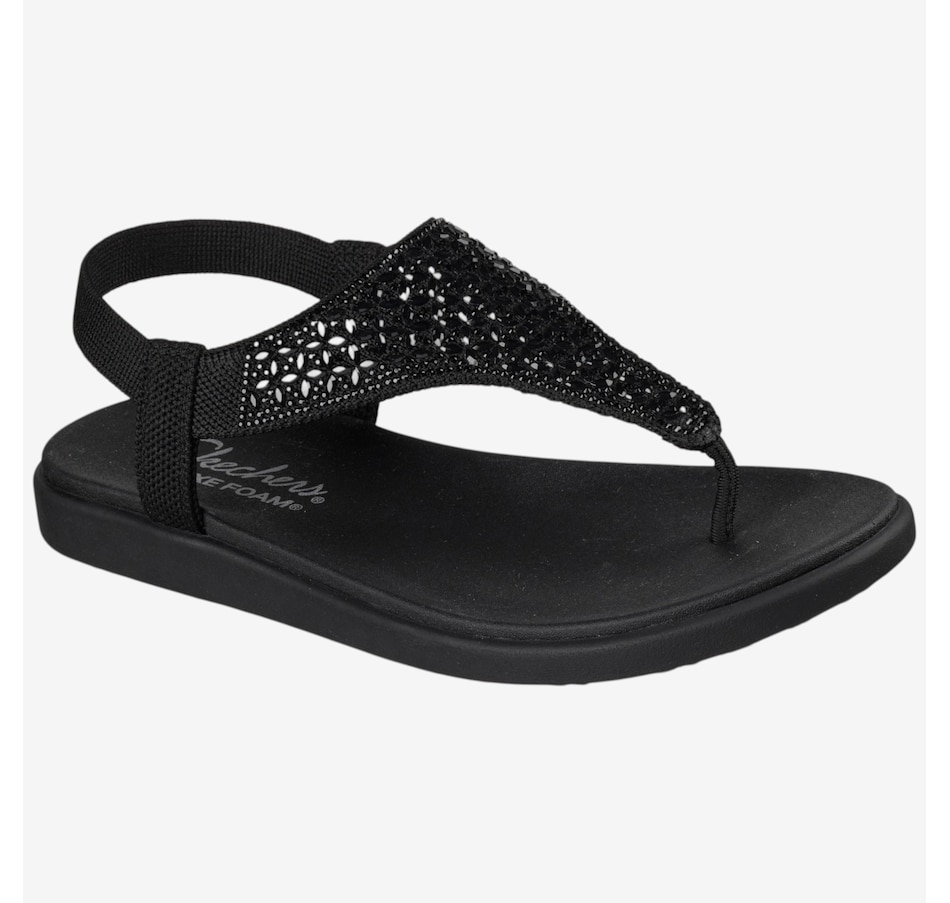 Image 122543_BLK.jpg, Product 122-543 / Price $54.88, Skechers Meditation Luxe-Modern Event Geo Embellished Slingback Sandal from Skechers on TSC.ca's Shoes department