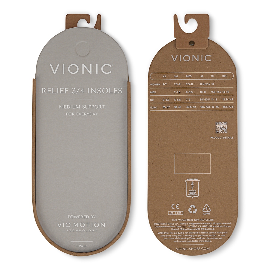 Image 122554_ALTMORE2.jpg, Product 122-554 / Price $54.95, Vionic Unisex Relief 3/4 Orthotic from Vionic on TSC.ca's Shoes department