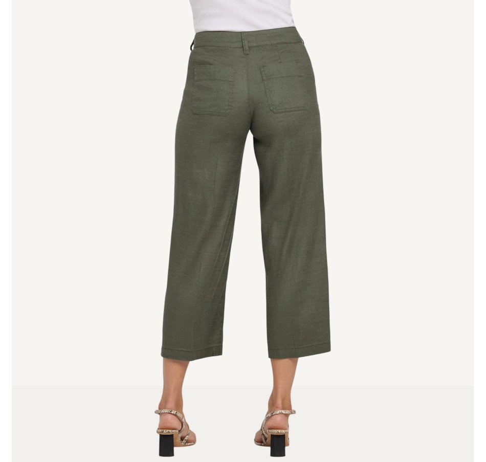 Image 122558_ALTMORE19.jpg, Product 122-558 / Price $109.99, NYDJ Wide Leg Cropped Cargo Pant from NYDJ on TSC.ca's Fashion department