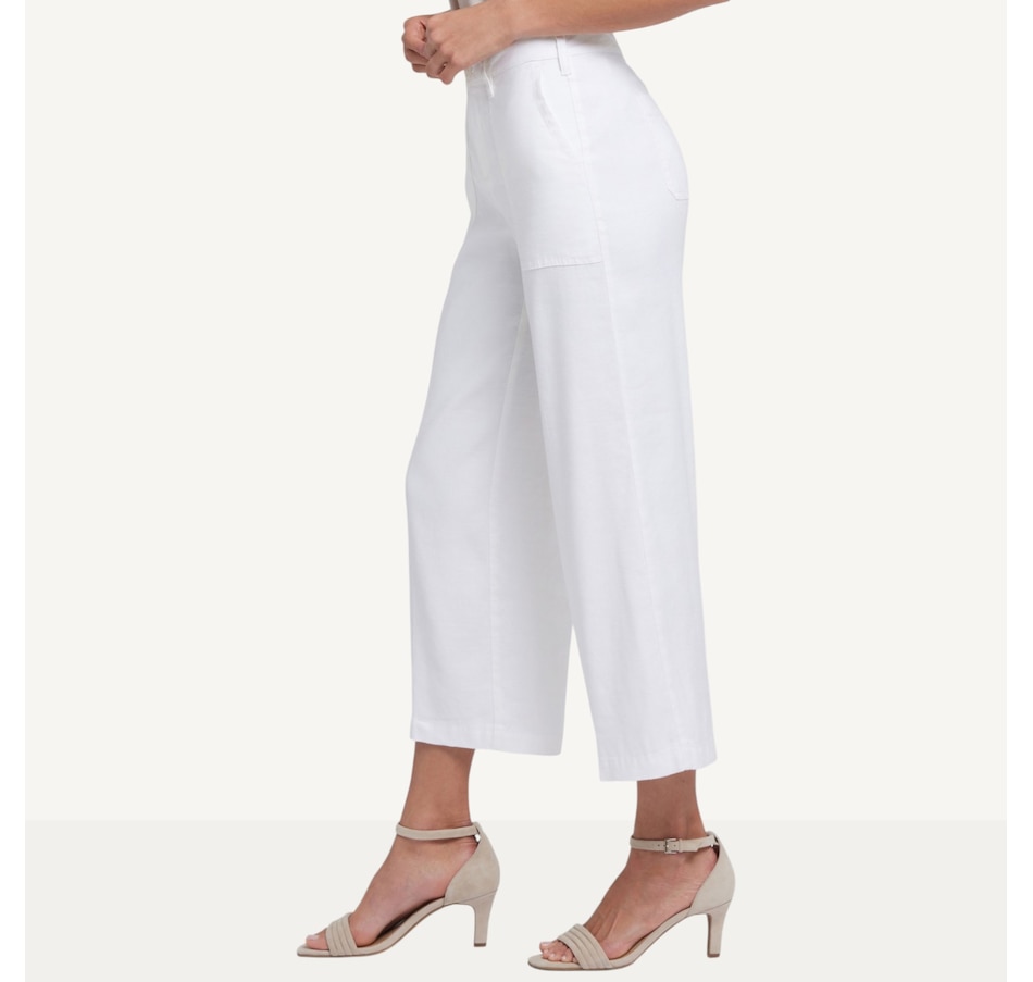 Image 122558_ALTMORE3.jpg, Product 122-558 / Price $109.99, NYDJ Wide Leg Cropped Cargo Pant from NYDJ on TSC.ca's Fashion department