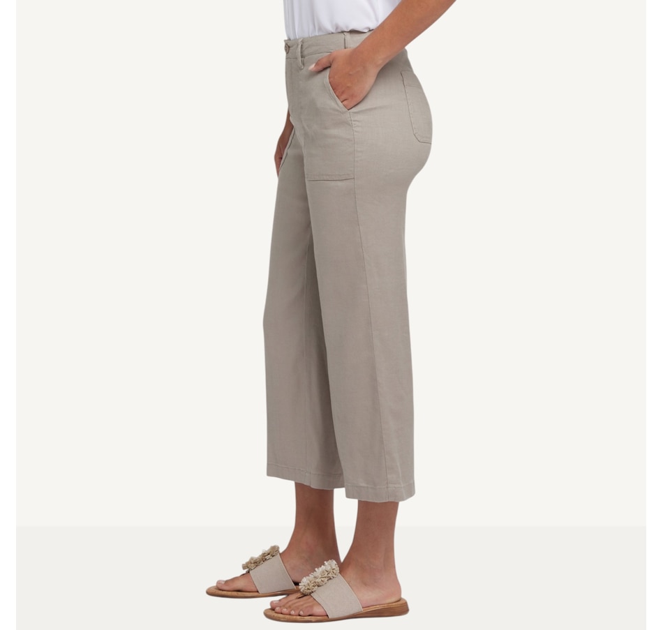 Image 122558_ALTMORE5.jpg, Product 122-558 / Price $109.99, NYDJ Wide Leg Cropped Cargo Pant from NYDJ on TSC.ca's Fashion department