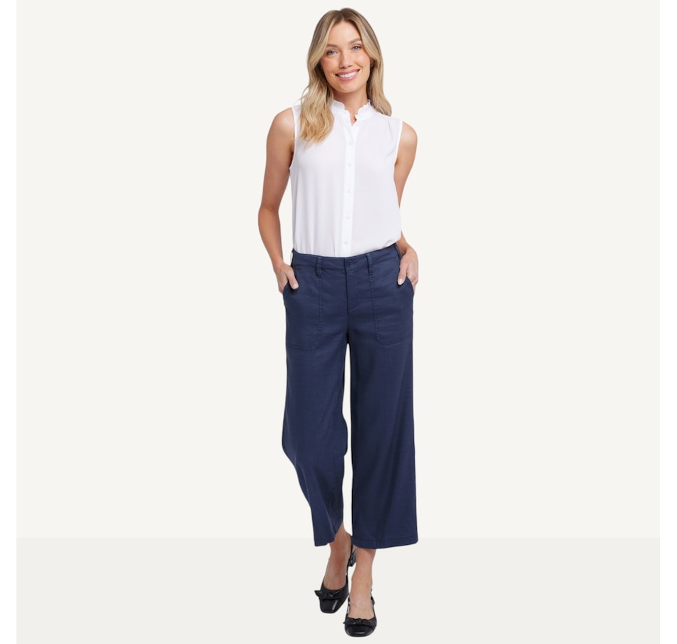 Image 122558_OXFNY.jpg, Product 122-558 / Price $109.99, NYDJ Wide Leg Cropped Cargo Pant from NYDJ on TSC.ca's Fashion department