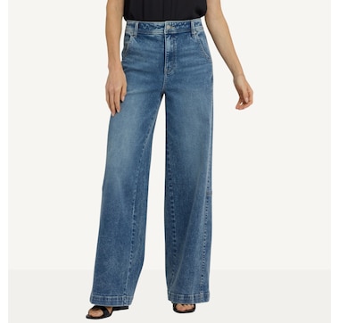 NYDJ Gracie High Rise Wide Leg Jean
