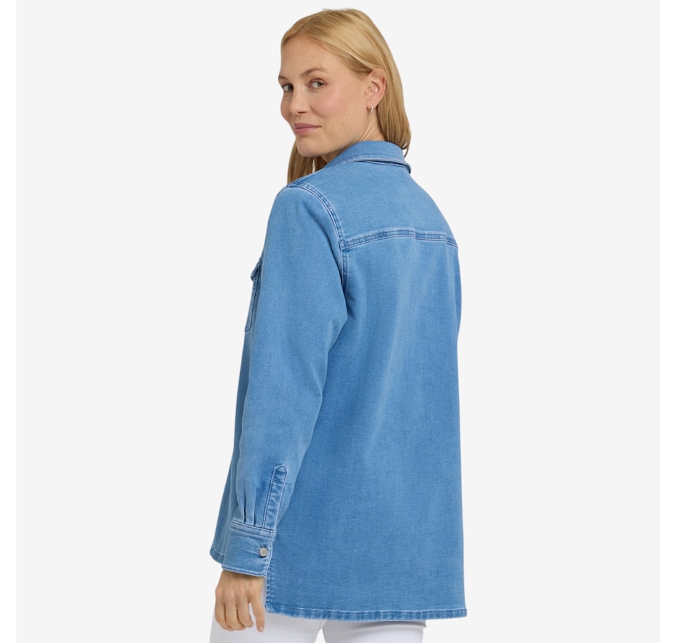 Image 122580_ALTMORE4.jpg, Product 122-580 / Price $139.00, NYDJ Oversized Denim Jacket from NYDJ on TSC.ca's Fashion department
