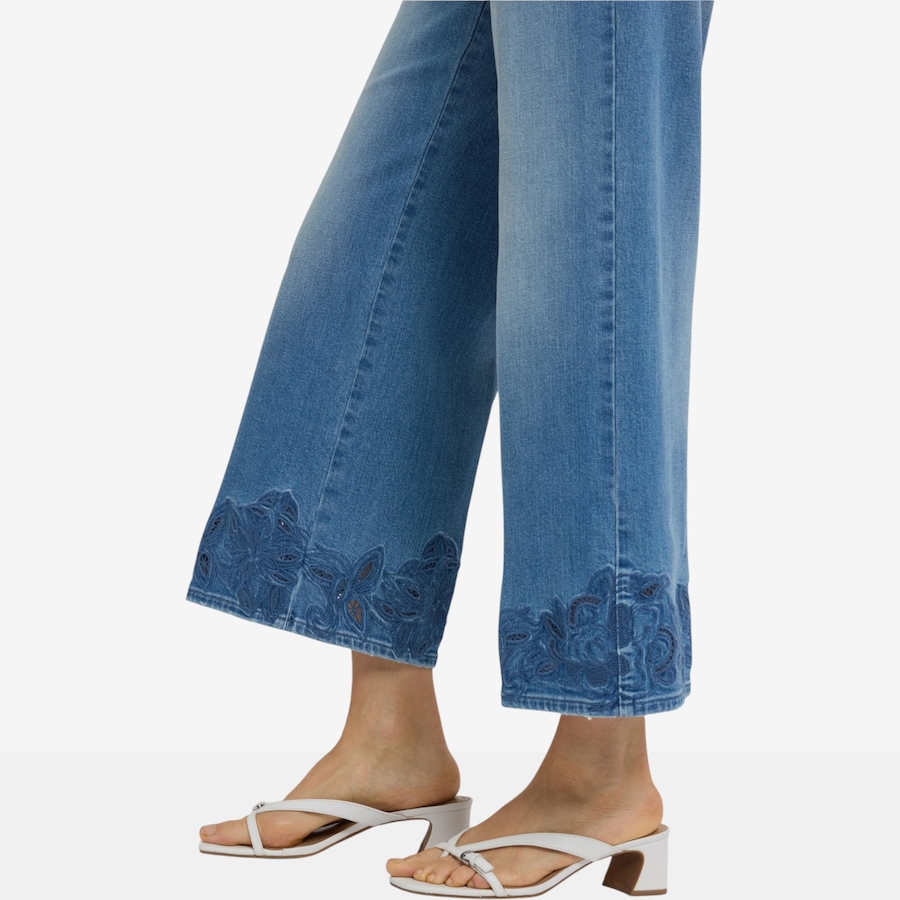 Image 122588_ALTMORE3.jpg, Product 122-588 / Price $119.88, NYDJ Teresa Wide Leg Ankle Jean with Embroidery Detail from NYDJ on TSC.ca's Fashion department