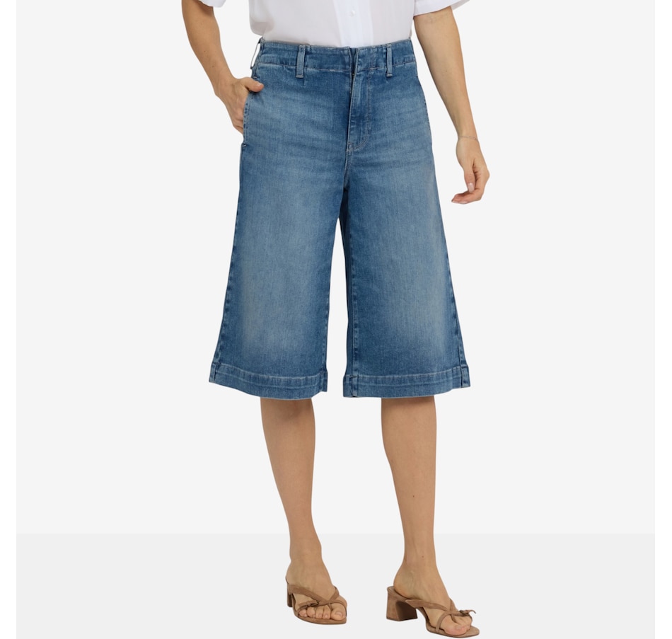 Image 122589_BRZPM.jpg, Product 122-589 / Price $129.99, NYDJ Jeanne High Rise Denim Culotte from NYDJ on TSC.ca's Fashion department