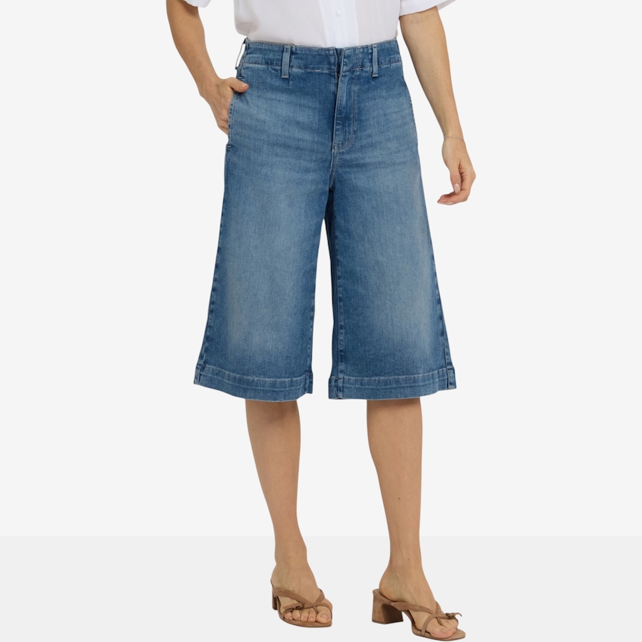 Image 122589_BRZPM.jpg, Product 122-589 / Price $99.00, NYDJ Jeanne High Rise Denim Culotte from NYDJ on TSC.ca's Fashion department