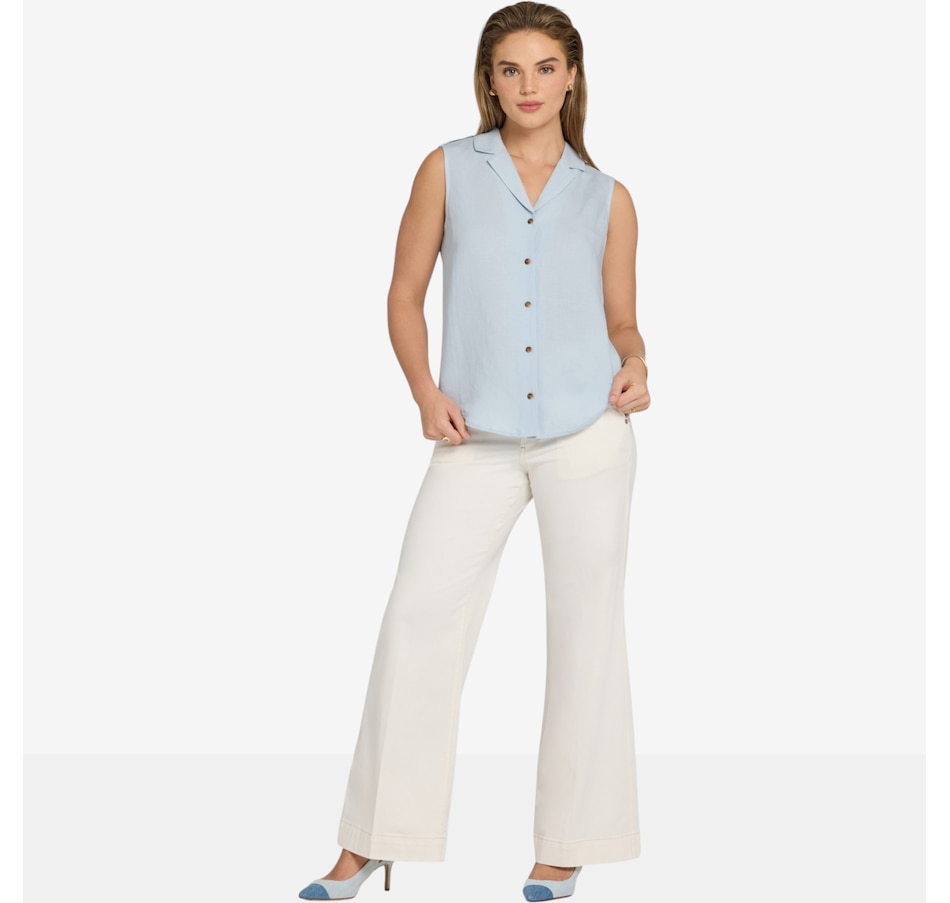 Image 122590_ALTMORE1.jpg, Product 122-590 / Price $129.99, NYDJ Gabrielle Sleeveless Blouse from NYDJ on TSC.ca's Fashion department