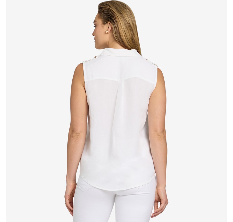Image 122590_ALTMORE12.jpg, Product 122-590 / Price $129.99, NYDJ Gabrielle Sleeveless Blouse from NYDJ on TSC.ca's Fashion department