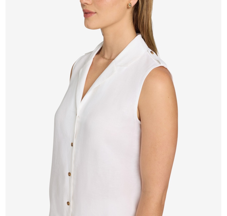Image 122590_ALTMORE6.jpg, Product 122-590 / Price $129.99, NYDJ Gabrielle Sleeveless Blouse from NYDJ on TSC.ca's Fashion department