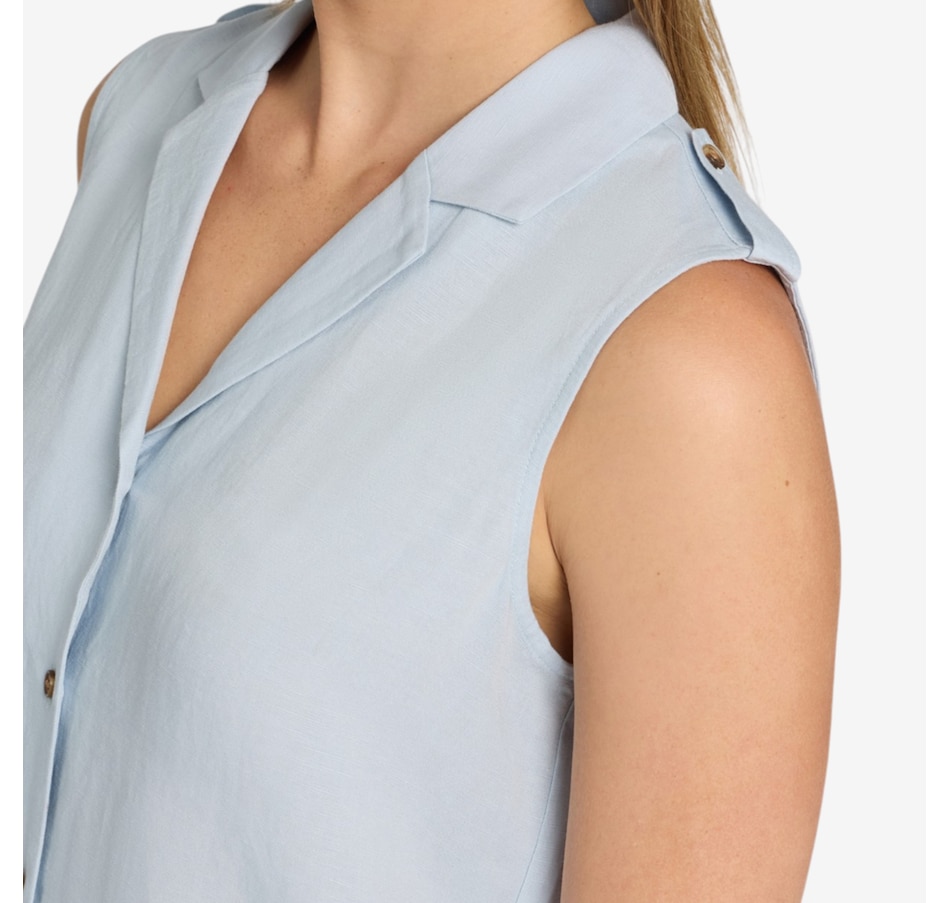 Image 122590_ALTMORE9.jpg, Product 122-590 / Price $129.99, NYDJ Gabrielle Sleeveless Blouse from NYDJ on TSC.ca's Fashion department