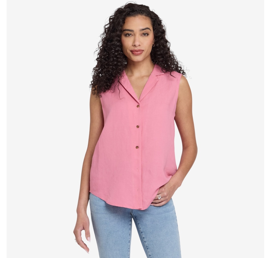 Image 122590_DRO.jpg, Product 122-590 / Price $129.99, NYDJ Gabrielle Sleeveless Blouse from NYDJ on TSC.ca's Fashion department