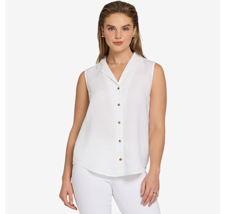 Image 122590_OPW.jpg, Product 122-590 / Price $129.99, NYDJ Gabrielle Sleeveless Blouse from NYDJ on TSC.ca's Fashion department
