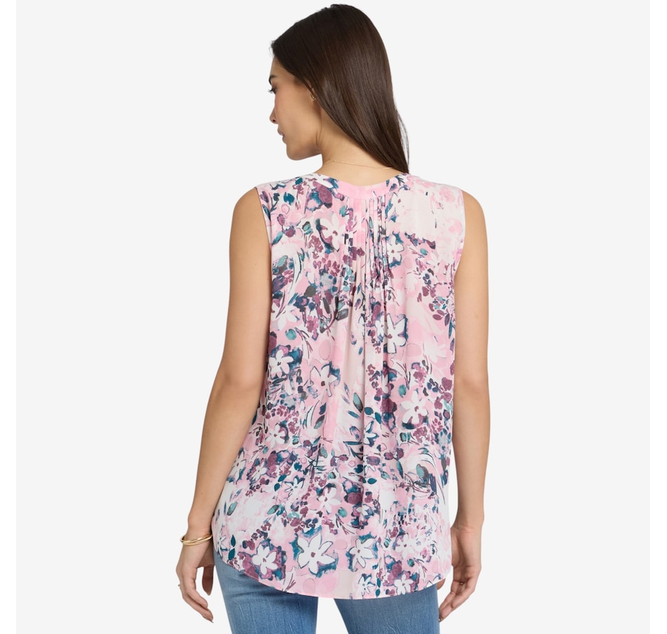 Image 122592_ALTMORE10.jpg, Product 122-592 / Price $109.00, NYDJ Sleeveless Pintuck Blouse from NYDJ on TSC.ca's Fashion department
