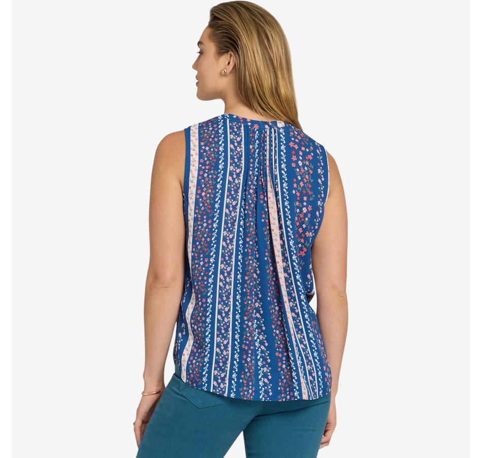 Image 122592_ALTMORE12.jpg, Product 122-592 / Price $109.00, NYDJ Sleeveless Pintuck Blouse from NYDJ on TSC.ca's Fashion department