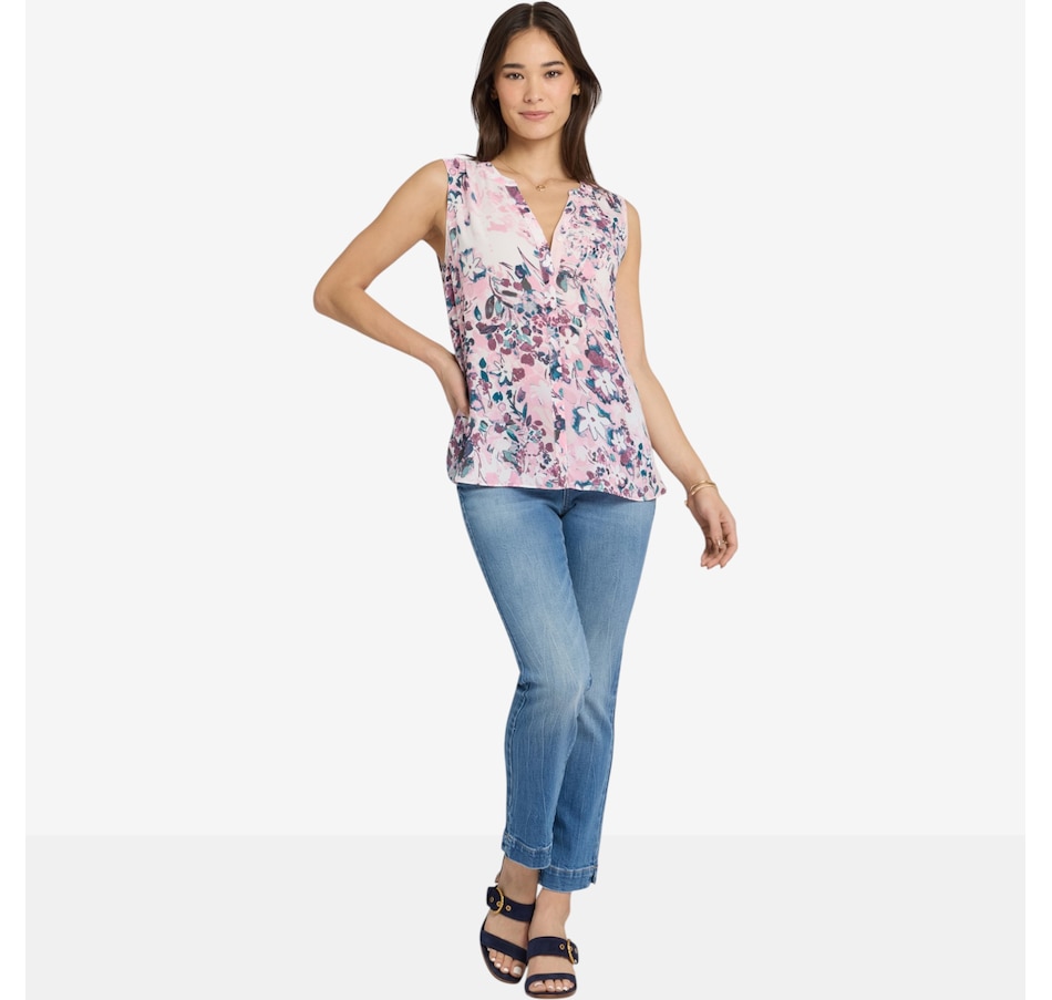 Image 122592_ALTMORE3.jpg, Product 122-592 / Price $109.00, NYDJ Sleeveless Pintuck Blouse from NYDJ on TSC.ca's Fashion department