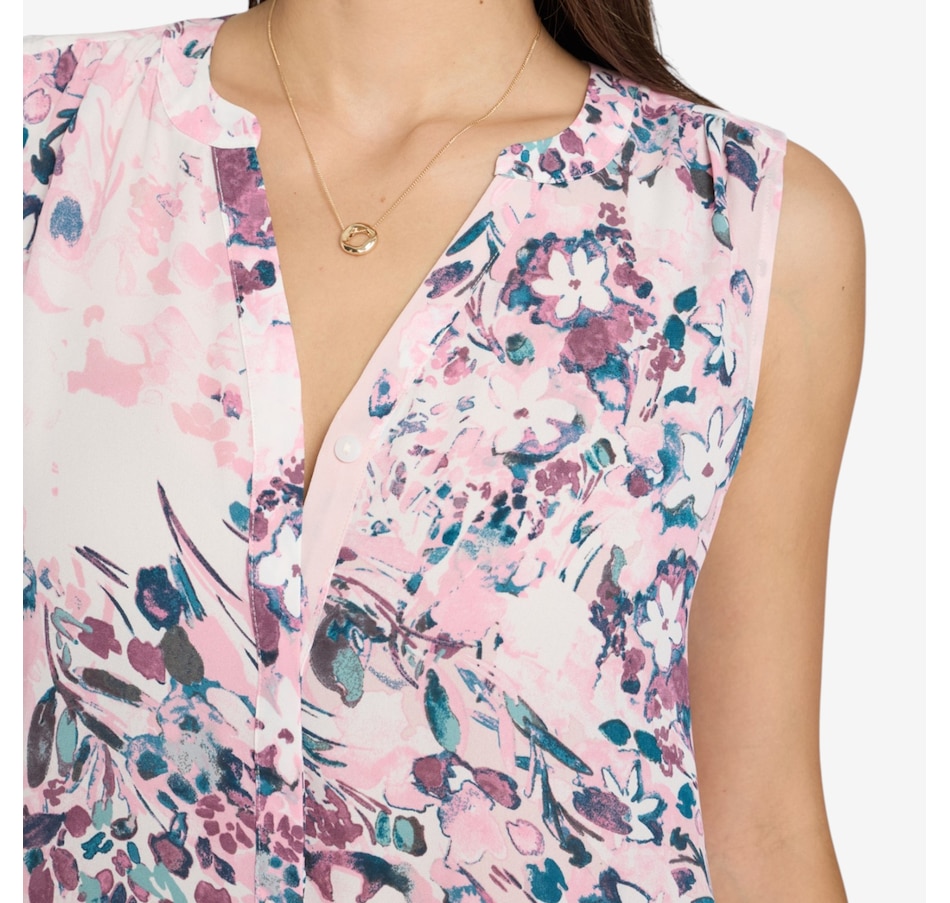 Image 122592_ALTMORE9.jpg, Product 122-592 / Price $109.00, NYDJ Sleeveless Pintuck Blouse from NYDJ on TSC.ca's Fashion department