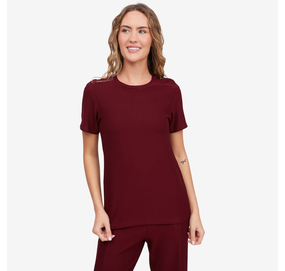 Image 122621_RED.jpg, Product 122-621 / Price $64.99, Marallis Ribbed T-Shirt from Marallis on TSC.ca's Fashion department