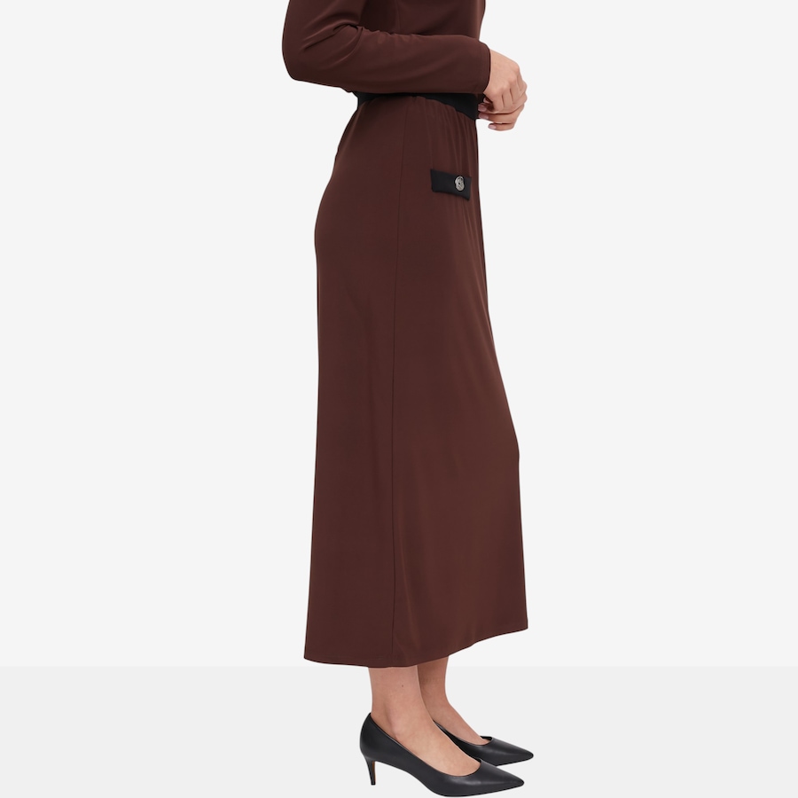 Image 122628_ALTMORE1.jpg, Product 122-628 / Price $44.88, Marallis ITY Colourblock Skirt from Marallis on TSC.ca's Fashion department