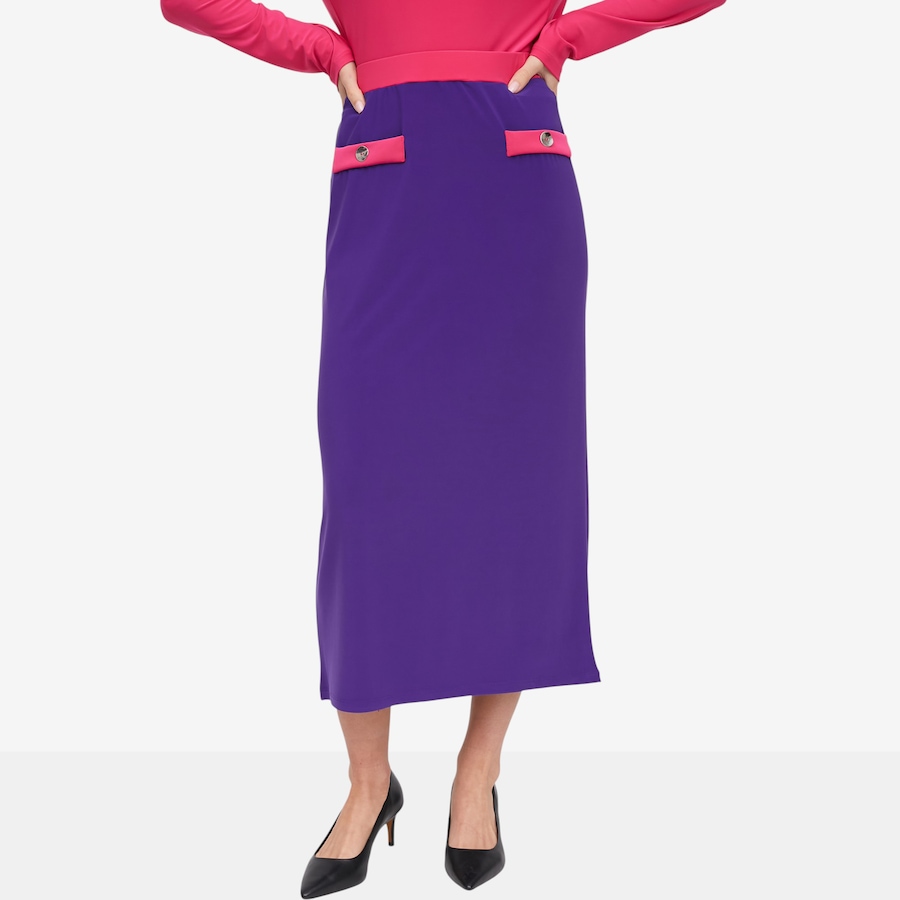 Image 122628_PRF.jpg, Product 122-628 / Price $44.88, Marallis ITY Colourblock Skirt from Marallis on TSC.ca's Fashion department