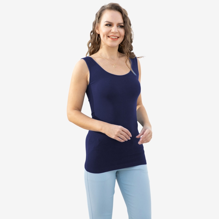 Image 122639_NVY.jpg, Product 122-639 / Price $34.99, Orange Fashion Village Bamboo Tank Top from Orange Fashion Village on TSC.ca's Fashion department