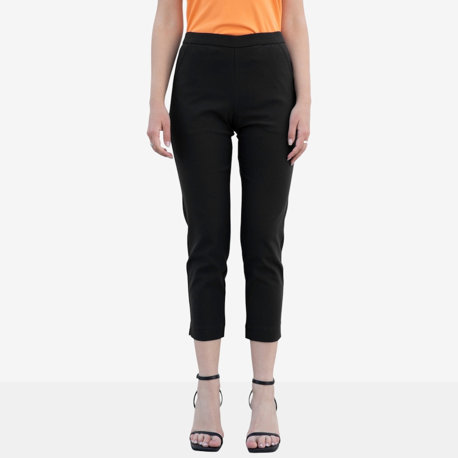 Image 122640_BLK.jpg, Product 122-640 / Price $59.99, Orange Fashion Village Solid Colour Capri from Orange Fashion Village on TSC.ca's Fashion department