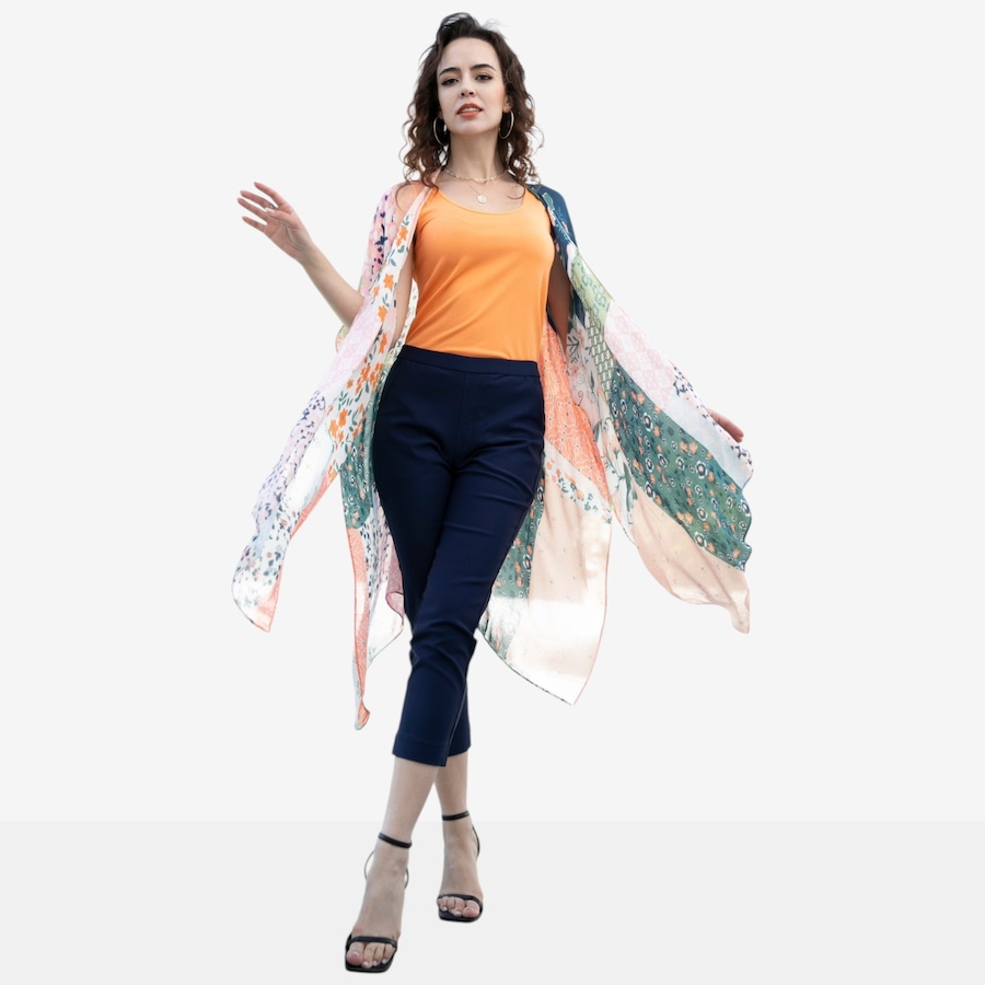 Image 122640_NVY.jpg, Product 122-640 / Price $59.99, Orange Fashion Village Solid Colour Capri from Orange Fashion Village on TSC.ca's Fashion department