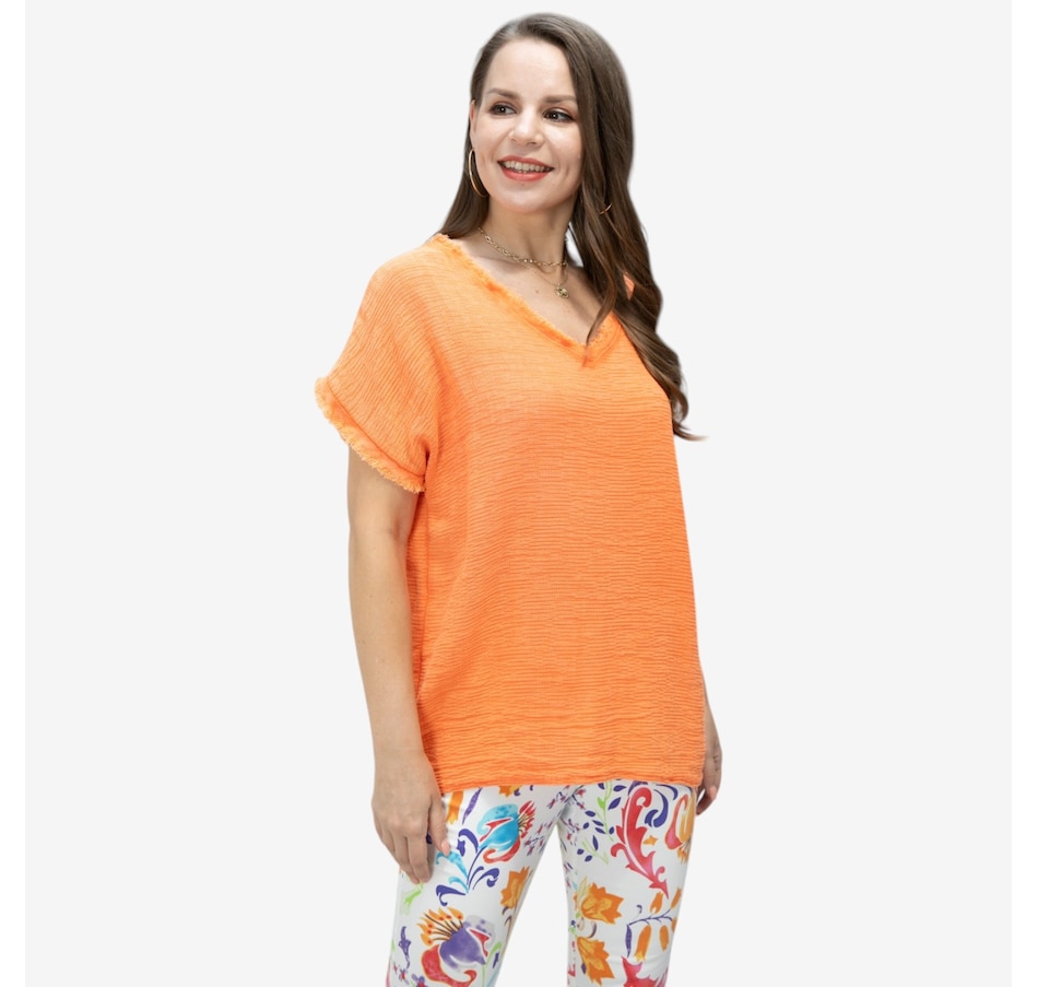 Image 122641_ORA.jpg, Product 122-641 / Price $54.99, Orange Fashion Village Francesca's Italian Top from Orange Fashion Village on TSC.ca's Fashion department