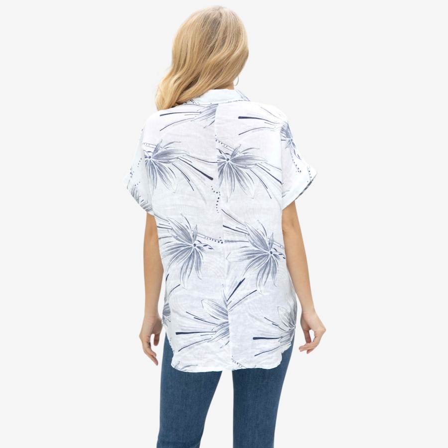 Image 122643_ALTMORE1.jpg, Product 122-643 / Price $84.99, Orange Fashion Village Floral Resort Blouse from Orange Fashion Village on TSC.ca's Fashion department