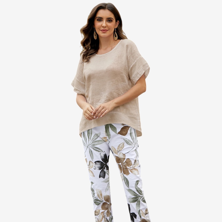 Image 122649_BGE.jpg, Product 122-649 / Price $74.99, Orange Fashion Village Airy Threads Top from Orange Fashion Village on TSC.ca's Fashion department