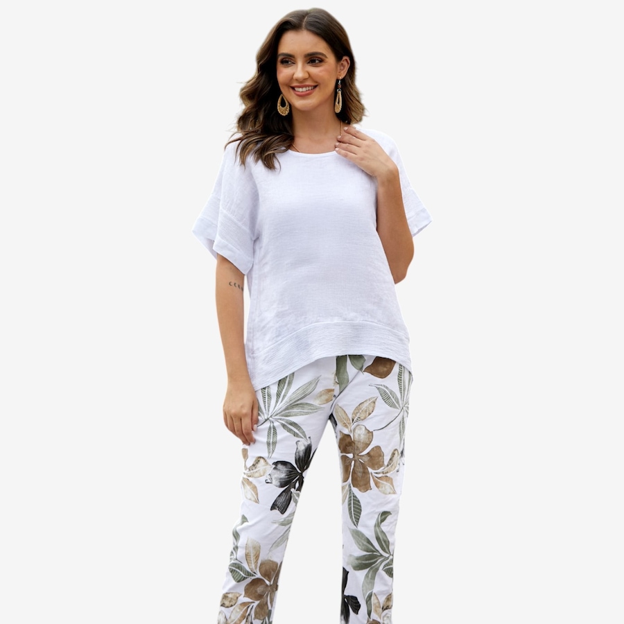 Image 122649_WHT.jpg, Product 122-649 / Price $74.99, Orange Fashion Village Airy Threads Top from Orange Fashion Village on TSC.ca's Fashion department