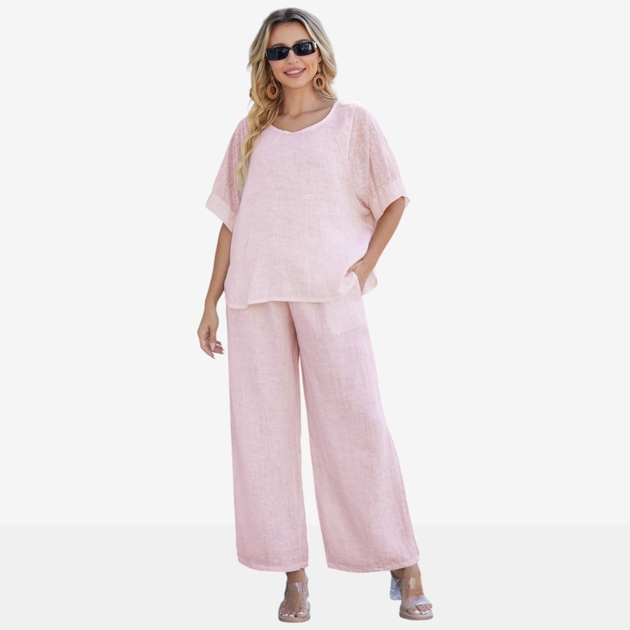 Image 122651_PNK.jpg, Product 122-651 / Price $74.99, Orange Fashion Village Coldwash Round Top from Orange Fashion Village on TSC.ca's Fashion department