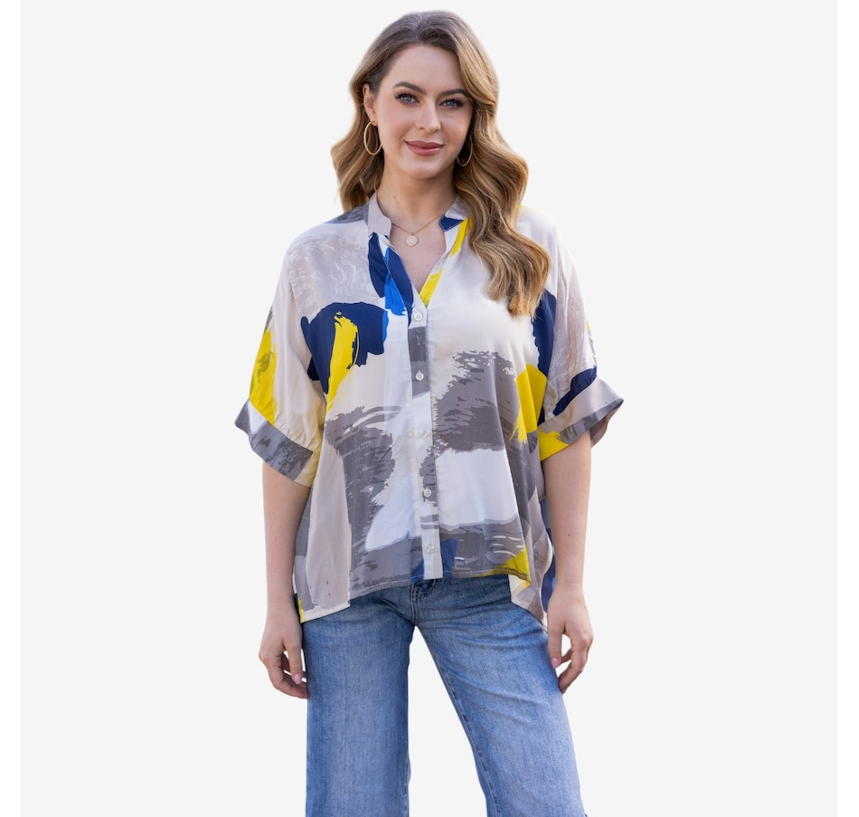 Image 122652_ABS.jpg, Product 122-652 / Price $49.99, Orange Fashion Village Summer Escape Button-Down from Orange Fashion Village on TSC.ca's Fashion department