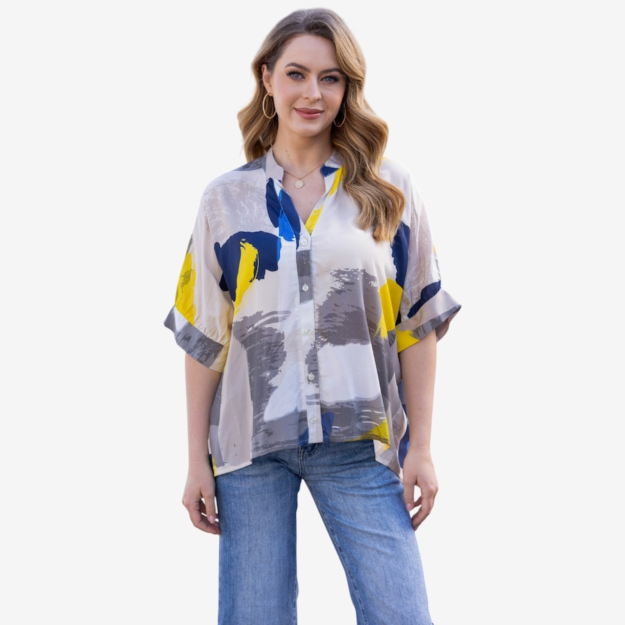 Image 122652_ABS.jpg, Product 122-652 / Price $79.99, Orange Fashion Village Summer Escape Button-Down from Orange Fashion Village on TSC.ca's Fashion department